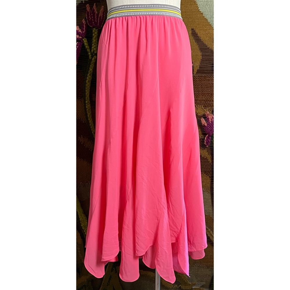 Anthropologie Handkerchief Hem Midi Skirt M